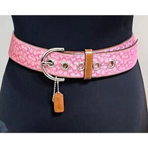 NWT Y2K Coach 3977 Mini Signature Soho Belt Size Large